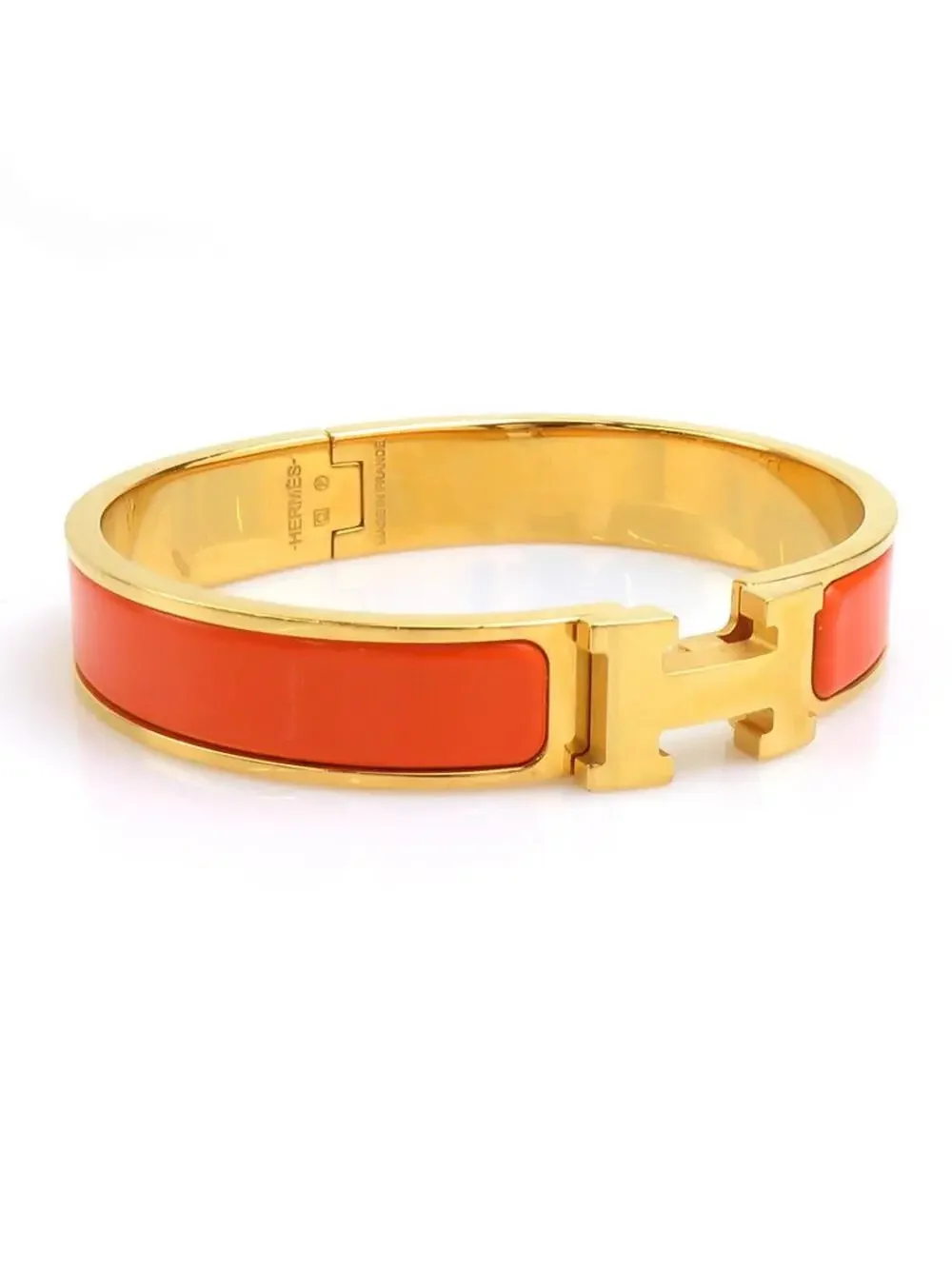 Auth Hermes Clic Clac Pm Bangle #303064H47B